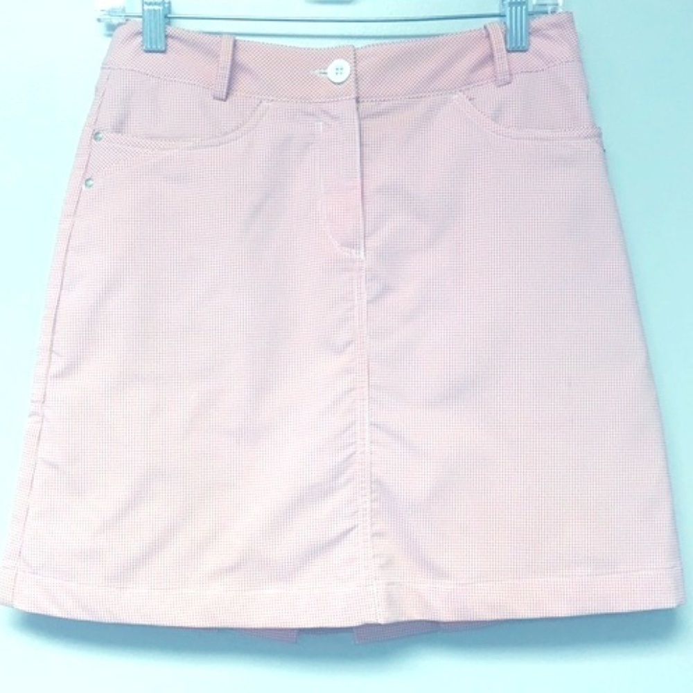 NIVO by Lancot Red mini check Skort